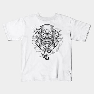 Cheshire Cat Line Kids T-Shirt